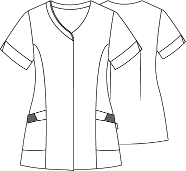 Túnica Senhora Cris-RAG-Tailors-Fardas-e-Uniformes-Vestuario-Pro