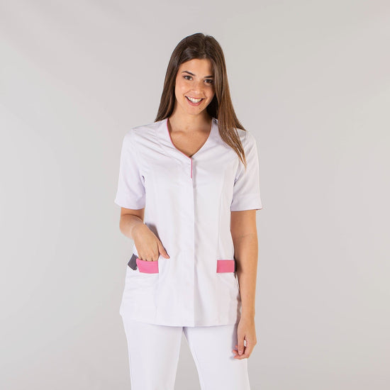Túnica Senhora Cris-Rosa-XS-RAG-Tailors-Fardas-e-Uniformes-Vestuario-Pro