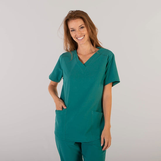 Túnica Senhora Microfibra 360 Rosalia-Verde - 108-XS-RAG-Tailors-Fardas-e-Uniformes-Vestuario-Pro