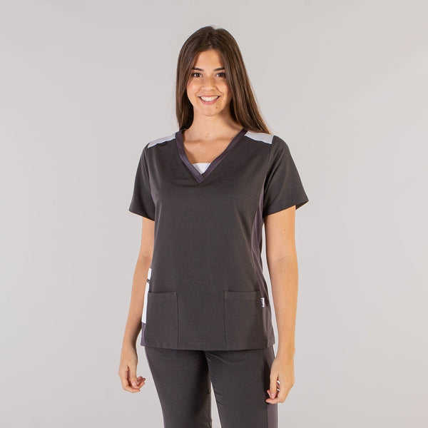 Túnica Senhora Microfibra 360 Vigoré Leticia-Cinza Marengo - 139-XS-RAG-Tailors-Fardas-e-Uniformes-Vestuario-Pro