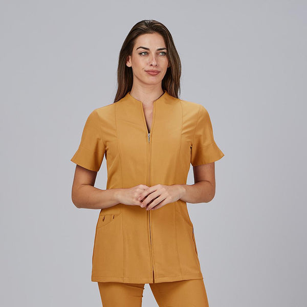 Túnica Senhora Microfibra 360 Yanira-Amarelo-XS-RAG-Tailors-Fardas-e-Uniformes-Vestuario-Pro