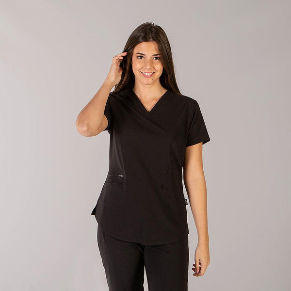 Túnica Senhora Olga Extrafiber Elastik-Preto 001-XS-RAG-Tailors-Fardas-e-Uniformes-Vestuario-Pro