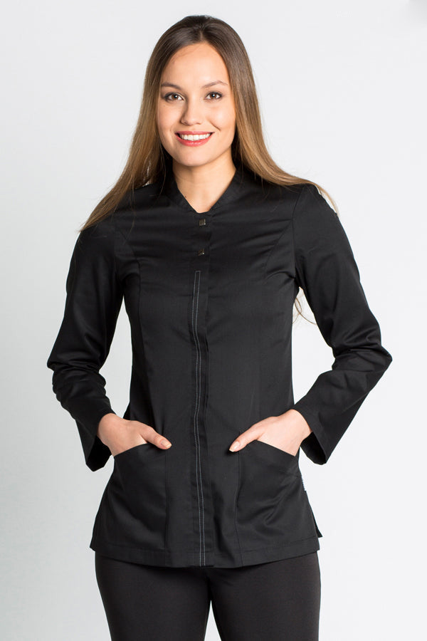 Túnica Senhora Varsovia m/comprida-Preto-XS / (SP)-RAG-Tailors-Fardas-e-Uniformes-Vestuario-Pro