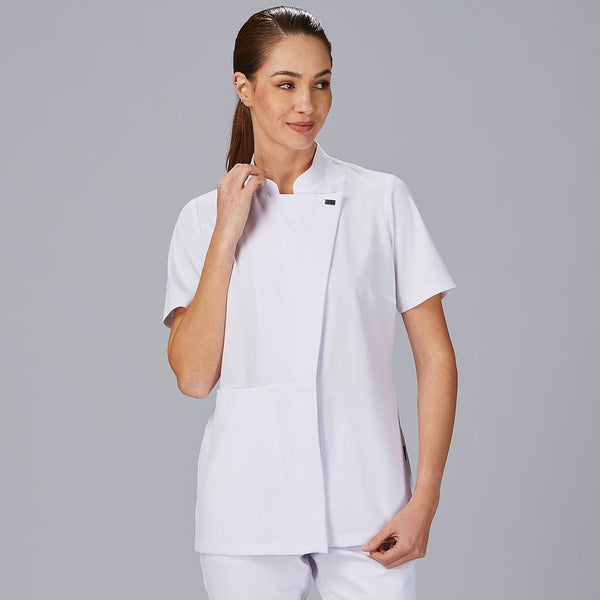 Túnica Senhora com Mangas Canalé Deza-Branco-101-XS-RAG-Tailors-Fardas-e-Uniformes-Vestuario-Pro