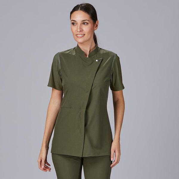 Túnica Senhora com Mangas Canalé Deza-Verde Caqui-149-XS-RAG-Tailors-Fardas-e-Uniformes-Vestuario-Pro