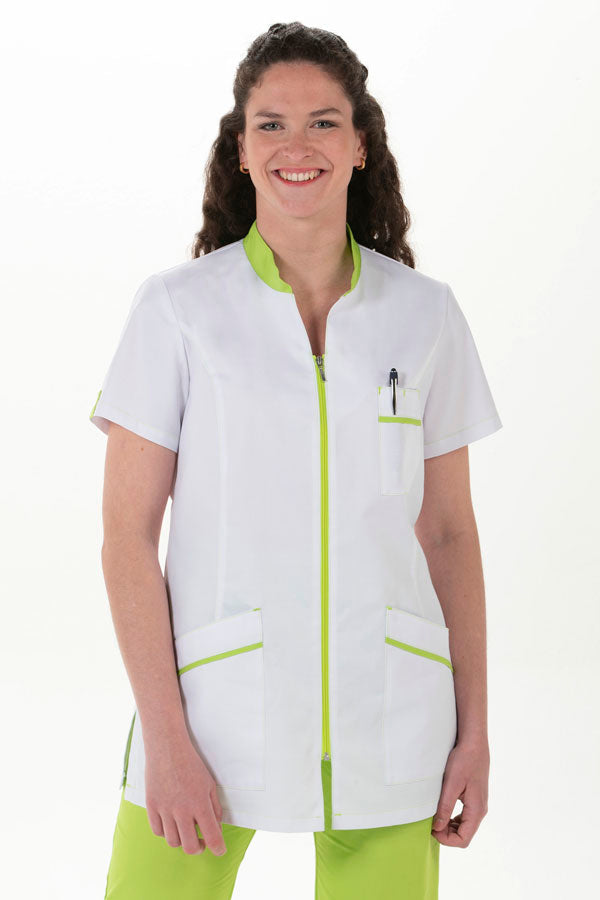 Túnica Senhora m\curta Jeiziga-Verde-XS / (SP)-RAG-Tailors-Fardas-e-Uniformes-Vestuario-Pro