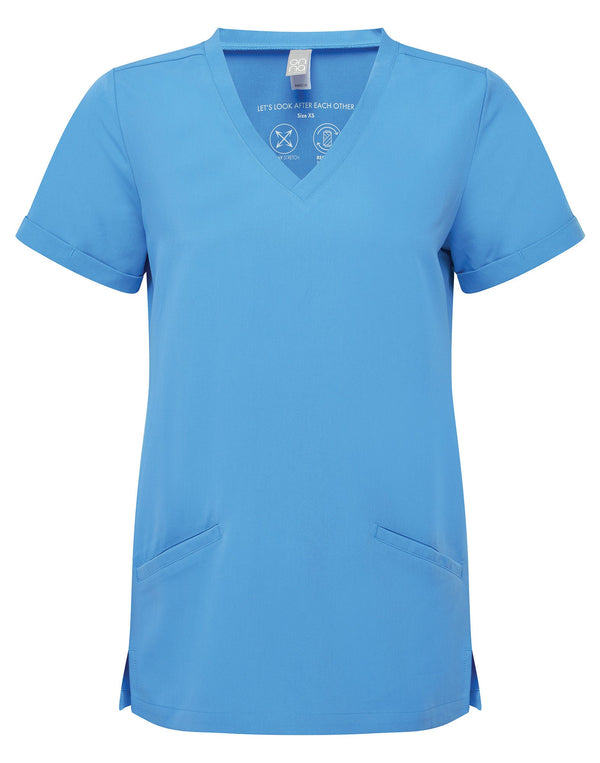 Tunica Strech Senhora decote em V-Cial Blue-XS-RAG-Tailors-Fardas-e-Uniformes-Vestuario-Pro