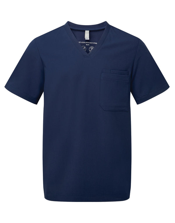 Tunica Stretch Homem decote em V-Marinho-S-RAG-Tailors-Fardas-e-Uniformes-Vestuario-Pro