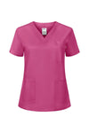 Túnica Stretch de Manga Curta para Mulher-Rosa Magenta - 37-XS-RAG-Tailors-Fardas-e-Uniformes-Vestuario-Pro