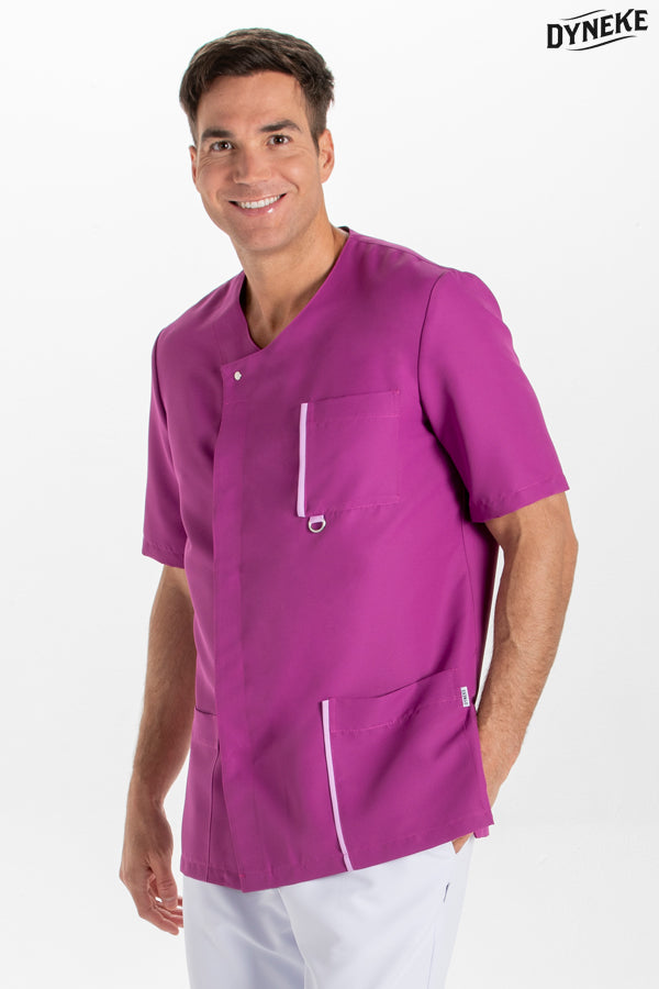 Túnica Toledo m\curta Masc.-Púrpura - 568-S / (P)-RAG-Tailors-Fardas-e-Uniformes-Vestuario-Pro
