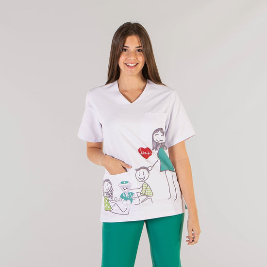 Túnica Unissexo Aprendizagem-Branco-XXS-RAG-Tailors-Fardas-e-Uniformes-Vestuario-Pro
