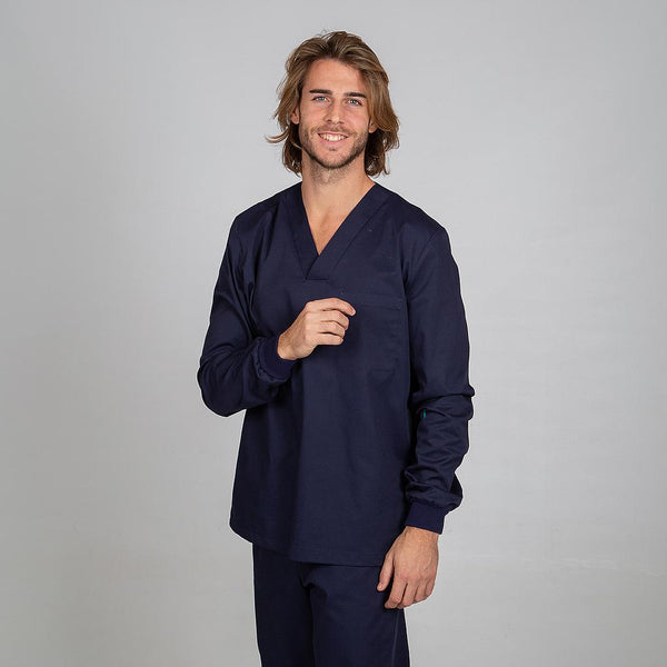 Túnica Unissexo Bali - Manga Comprida-Azul Marinho-XS-RAG-Tailors-Fardas-e-Uniformes-Vestuario-Pro