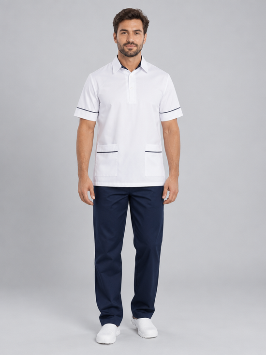 Túnica Unissexo-Branco-XS-RAG-Tailors-Fardas-e-Uniformes-Vestuario-Pro