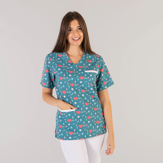 Túnica Unissexo Coração-Coração-XXS-RAG-Tailors-Fardas-e-Uniformes-Vestuario-Pro