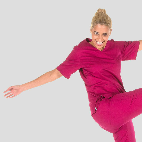 Túnica Unissexo Nereva - Microfibra Antibacteriana (1/2)-Framboesa 138-XXS-RAG-Tailors-Fardas-e-Uniformes-Vestuario-Pro