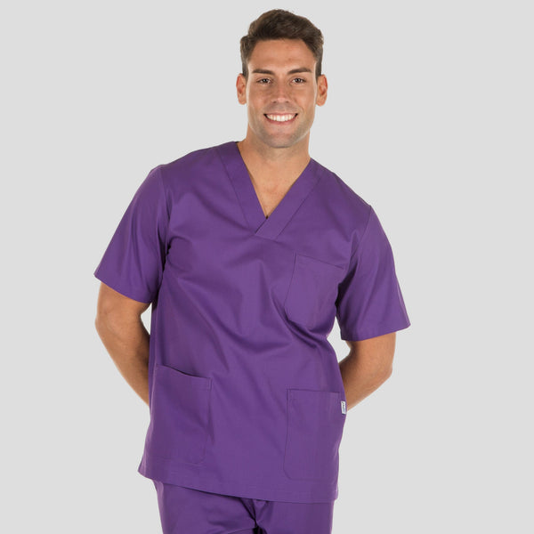 Túnica Unissexo Sarja Colors-Roxo - 136-XS-RAG-Tailors-Fardas-e-Uniformes-Vestuario-Pro