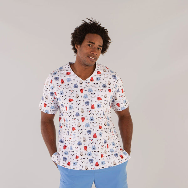 Túnica Unissexo Woof-Branco-XXS-RAG-Tailors-Fardas-e-Uniformes-Vestuario-Pro