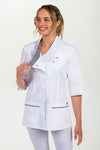 Túnica bata Saúde manga 3/4-Branco-XS / (SP)-RAG-Tailors-Fardas-e-Uniformes-Vestuario-Pro