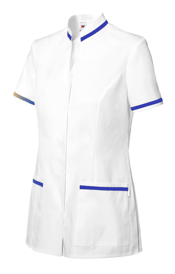 Túnica com aplicações Cor e botões automáticos-Branco-L-RAG-Tailors-Fardas-e-Uniformes-Vestuario-Pro