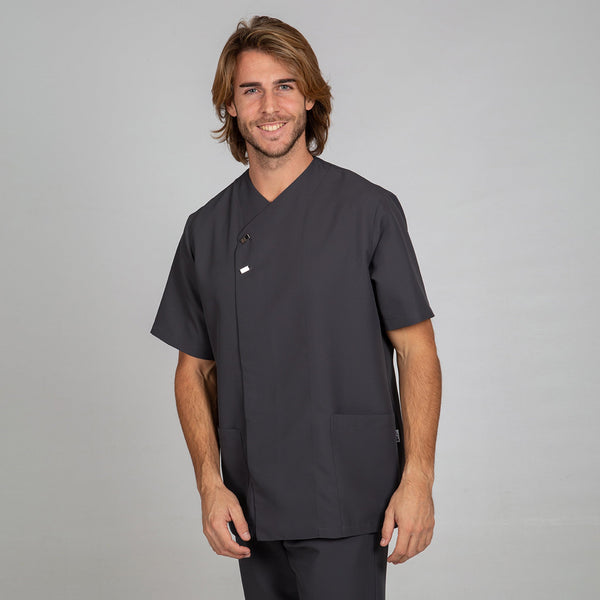 Túnica de Homem M/Curta FABIAN-Cinza Marengo - 139-XS-RAG-Tailors-Fardas-e-Uniformes-Vestuario-Pro
