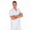 Túnica de Homem Microfibra NESTOR m/curta-Branco - 101-XS-RAG-Tailors-Fardas-e-Uniformes-Vestuario-Pro