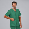 Túnica de Homem Microfibra NESTOR m/curta-Verde - 108-XS-RAG-Tailors-Fardas-e-Uniformes-Vestuario-Pro