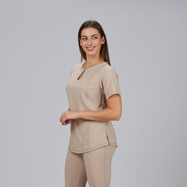 Túnica de Senhora Decote Lágrima Manga Curta Maria-RAG-Tailors-Fardas-e-Uniformes-Vestuario-Pro
