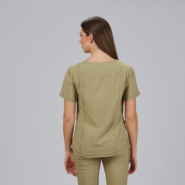 Túnica de Senhora Decote Lágrima Manga Curta Maria-RAG-Tailors-Fardas-e-Uniformes-Vestuario-Pro