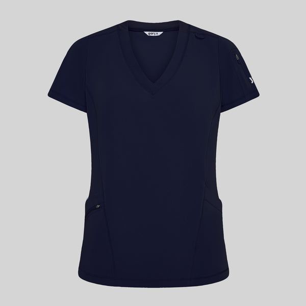 Túnica de Senhora Gola Canelada Manga Curta Nancy-RAG-Tailors-Fardas-e-Uniformes-Vestuario-Pro