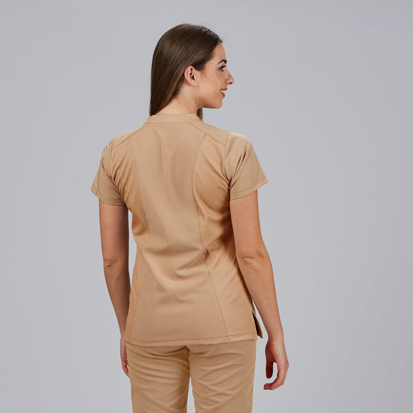 Túnica de Senhora Gola Canelada Manga Curta Nancy-RAG-Tailors-Fardas-e-Uniformes-Vestuario-Pro