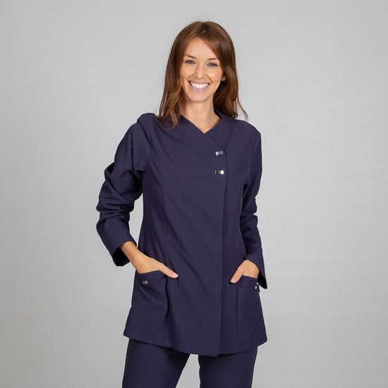 Túnica de Senhora M/Comprida BEGONIA-Azul Marinho-XS-RAG-Tailors-Fardas-e-Uniformes-Vestuario-Pro