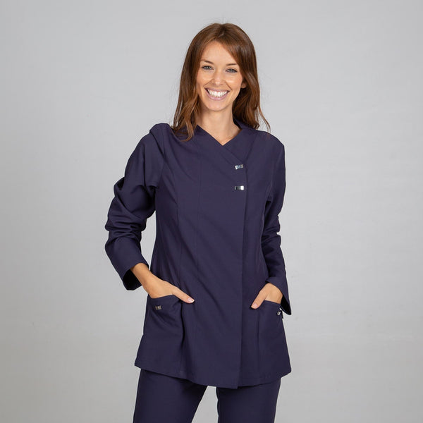 Túnica de Senhora M/Comprida BEGONIA-Azul Marinho - 104-XS-RAG-Tailors-Fardas-e-Uniformes-Vestuario-Pro
