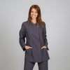 Túnica de Senhora M/Comprida BEGONIA-Cinza Marengo - 139-XS-RAG-Tailors-Fardas-e-Uniformes-Vestuario-Pro