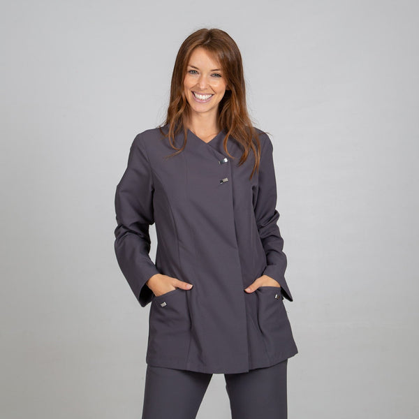 Túnica de Senhora M/Comprida BEGONIA-Cinza Marengo - 139-XS-RAG-Tailors-Fardas-e-Uniformes-Vestuario-Pro