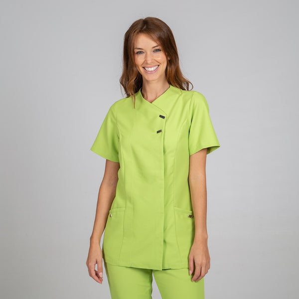 Túnica de Senhora M/Curta BEGONIA-Pistacho - 127-XS-RAG-Tailors-Fardas-e-Uniformes-Vestuario-Pro