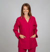 Túnica de Senhora Microfibra AITANA Manga Comprida-Framboesa - 138-XS-RAG-Tailors-Fardas-e-Uniformes-Vestuario-Pro