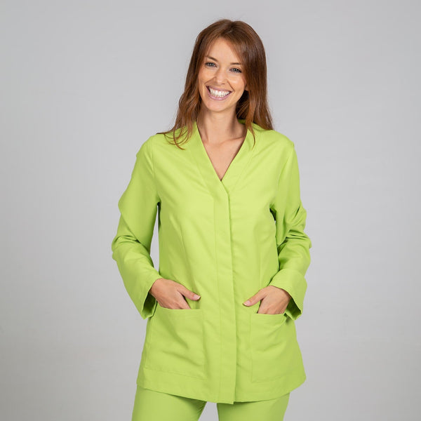 Túnica de Senhora Microfibra AITANA Manga Comprida-Pistachio - 127-XS-RAG-Tailors-Fardas-e-Uniformes-Vestuario-Pro