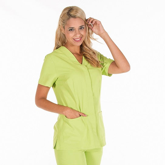 Túnica de Senhora Microfibra AITANA m/curta-Pistacho-XS-RAG-Tailors-Fardas-e-Uniformes-Vestuario-Pro