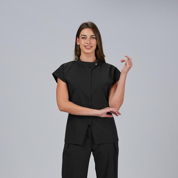 Túnica de Senhora Musa-Preto - 001-XS-RAG-Tailors-Fardas-e-Uniformes-Vestuario-Pro