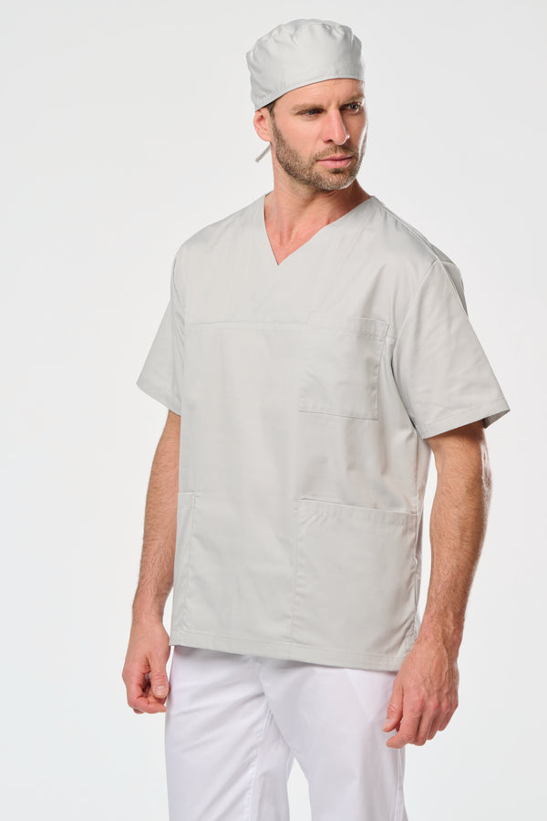 Túnica de manga curta poliéster / algodão unissexo-RAG-Tailors-Fardas-e-Uniformes-Vestuario-Pro