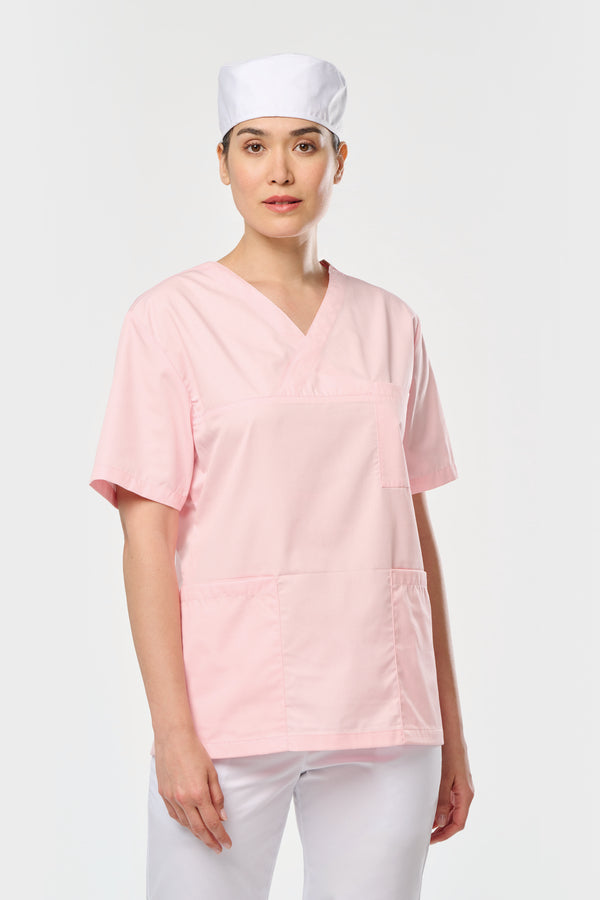 Túnica de manga curta poliéster / algodão unissexo-RAG-Tailors-Fardas-e-Uniformes-Vestuario-Pro