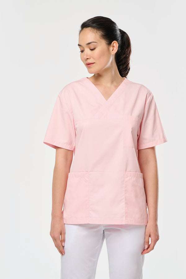 Túnica de manga curta poliéster / algodão unissexo-RAG-Tailors-Fardas-e-Uniformes-Vestuario-Pro