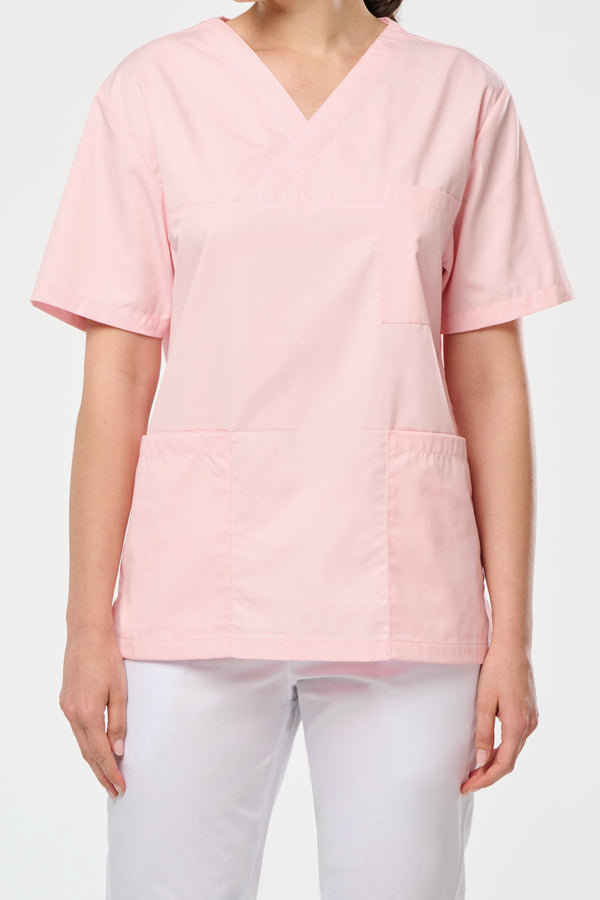 Túnica de manga curta poliéster / algodão unissexo-RAG-Tailors-Fardas-e-Uniformes-Vestuario-Pro