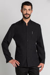 Túnica de microfibra Ourense-Preto - 571-XS / (SP)-RAG-Tailors-Fardas-e-Uniformes-Vestuario-Pro
