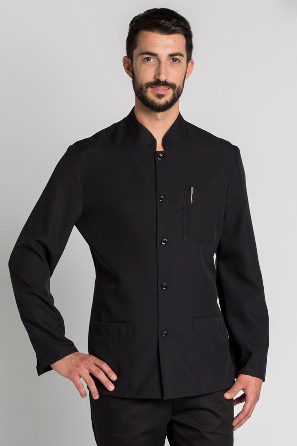 Túnica de microfibra Ourense-Preto-XS / (SP)-RAG-Tailors-Fardas-e-Uniformes-Vestuario-Pro