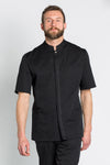 Túnica masculina manga curta Varsovia-Preto - 571-XS / (SP)-RAG-Tailors-Fardas-e-Uniformes-Vestuario-Pro