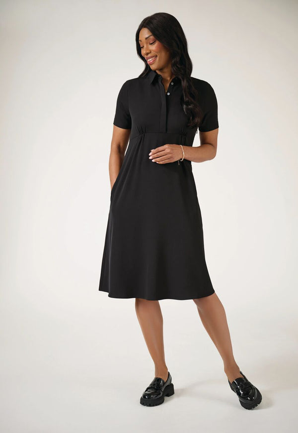 Vestido Chemise Gemini para Mulher-Black-34 (UK 06)-RAG-Tailors-Fardas-e-Uniformes-Vestuario-Pro