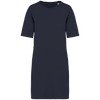 Vestido T-shirt Eco-responsável com Aspeto Lavado Senhora-Cinzento Carvão Lavado-XS-RAG-Tailors-Fardas-e-Uniformes-Vestuario-Pro