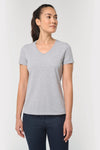 T-shirt Decote em V Antibacteriana de Senhora