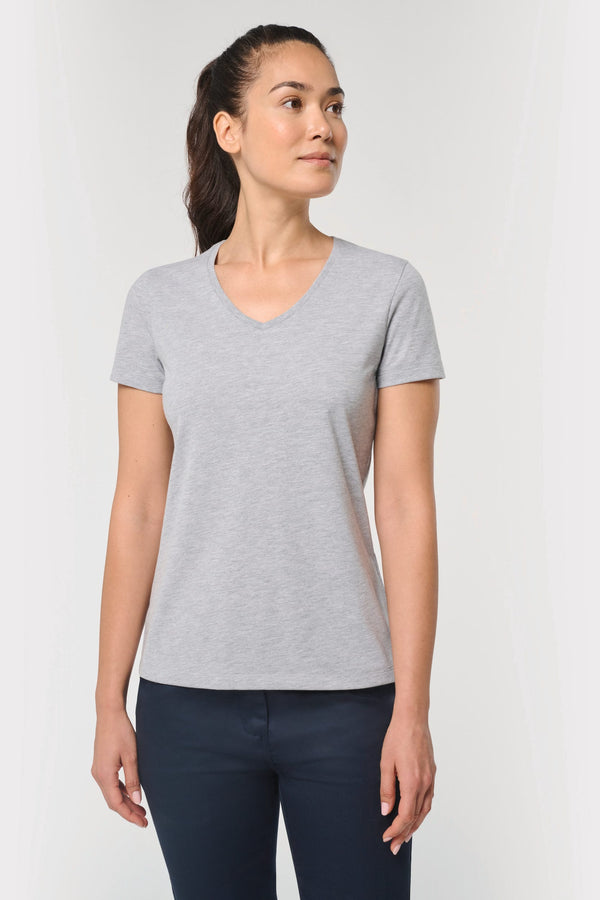 T-shirt Decote em V Antibacteriana de Senhora